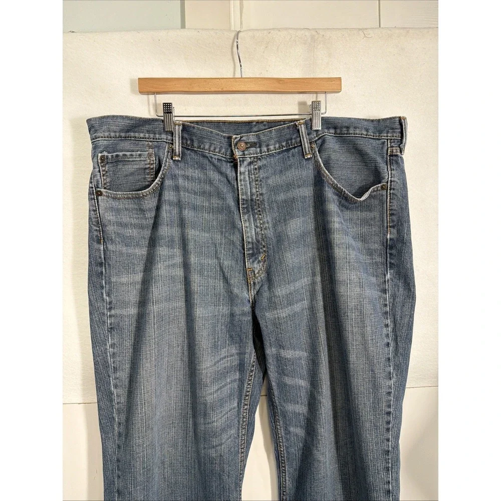 Levi's Men's 559 Relaxed Straight Flex‎ Fit Blue Jeans 44x36